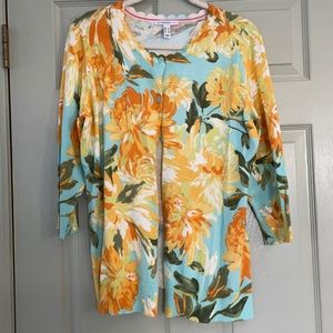 Isaac Mizrahi Button Up Sweater